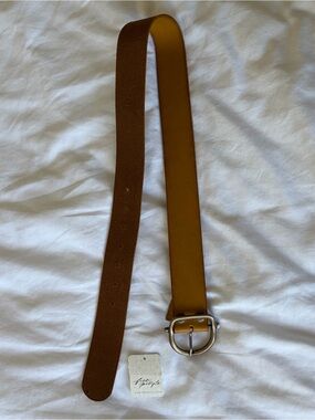 Free People Brown Leather Belt - XS/S